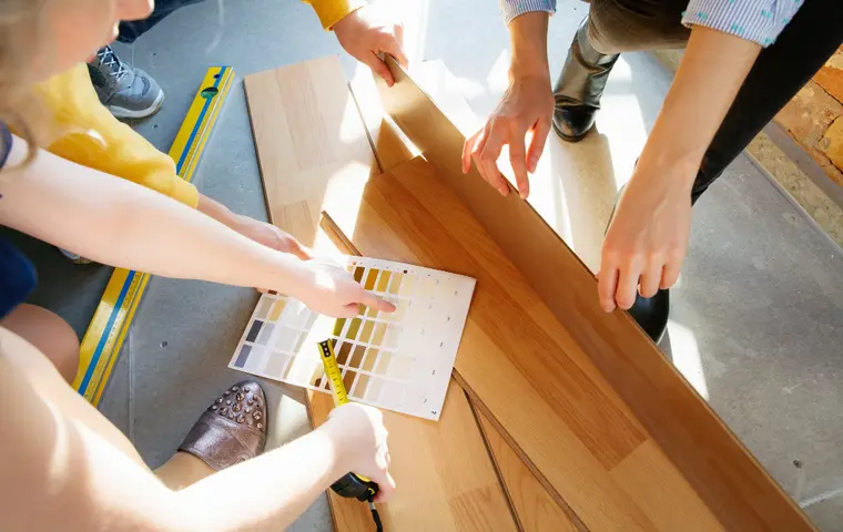Posa professionale di un pavimento in legno
